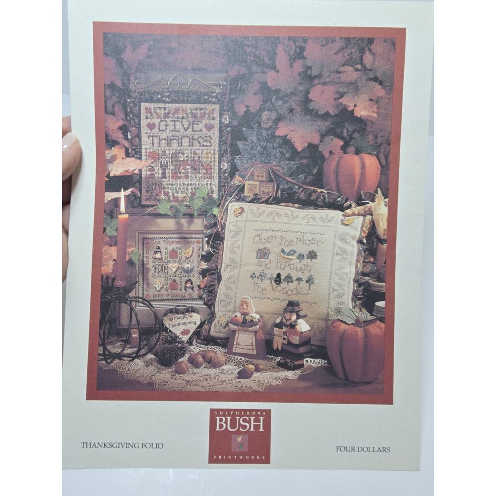 Shepherds Bush Thanksgiving Folio Cross Stitch Pattern